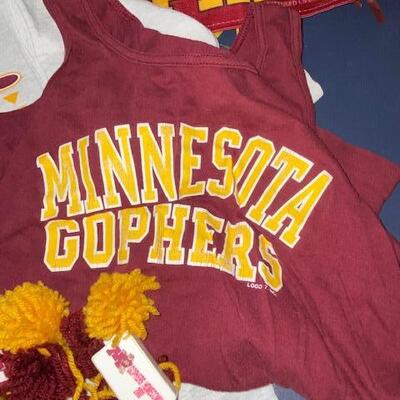 Lot 584 -Minnesota Gophers items 