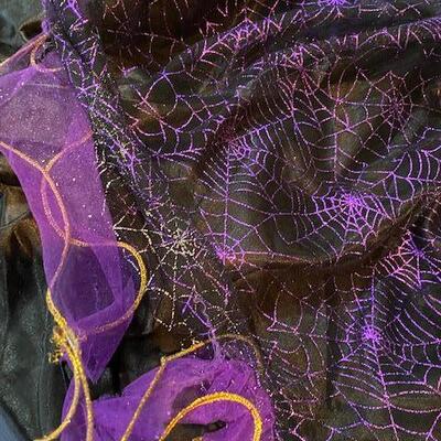 Lot 587 - Purple spiderweb costume