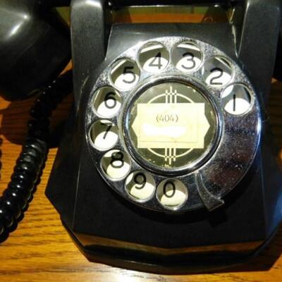 Vintage Monophone Automatic Electric  Bakelite Rotary Dial Table Top Telephone 