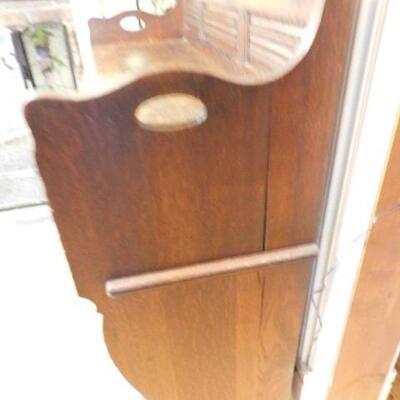 Vintage Solid Wood Walnut Sideboard 39