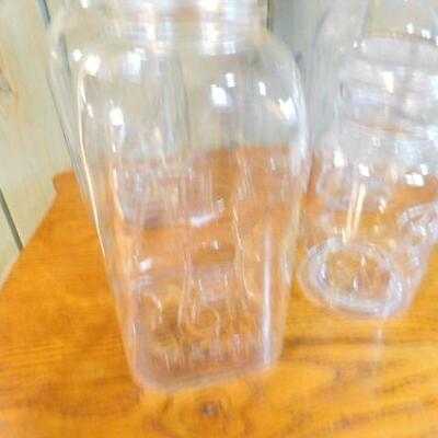 Collection of Large Ball and Hazel Atlas Canning Jars Various Sizes 