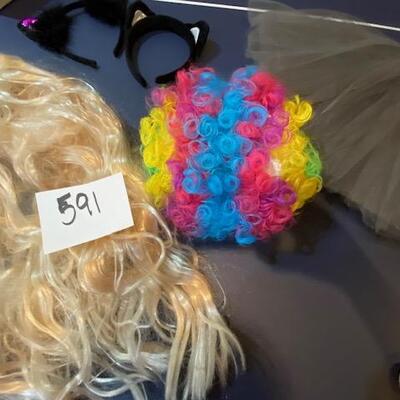 Lot 591- costume parts