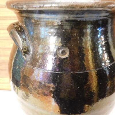 Antique Hand Thrown Pottery Jar 18