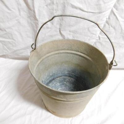 Galvanized Handled Bucket  9