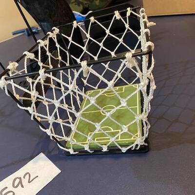 Lot 592- office items