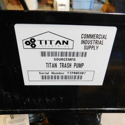 Titan Brand TTP 300 3x3 Trash Pump Like New