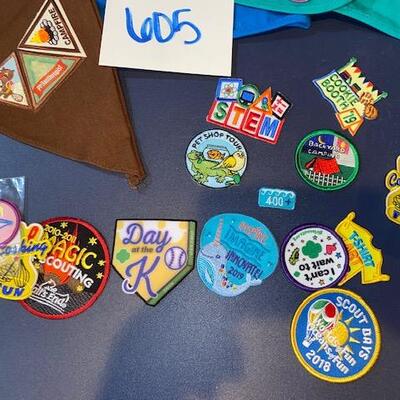 Lot 605 -Girl Scout, Brownie and Daisy items