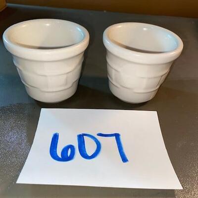 Lot 607 - Longaberger Votive set