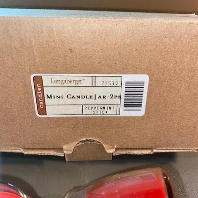 Lot 609- Longaberger Mini Candle jar