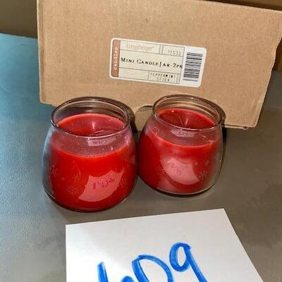 Lot 609- Longaberger Mini Candle jar
