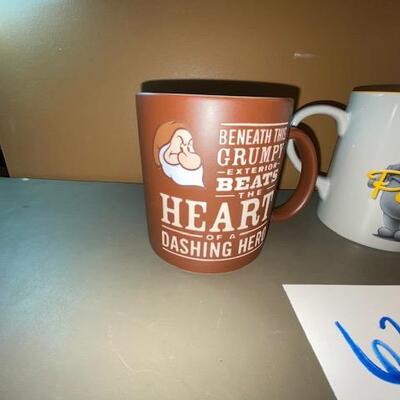 Lot 620 - Disney Coffee Mugs