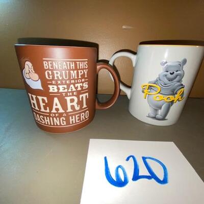 Lot 620 - Disney Coffee Mugs