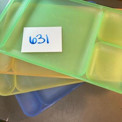 Lot 631 - Tupperware Trays