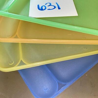 Lot 631 - Tupperware Trays