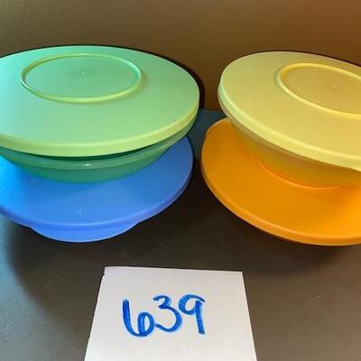 Lot 639 - Tupperware Cereal bowls
