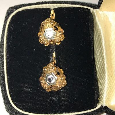 18 K Gold earrings