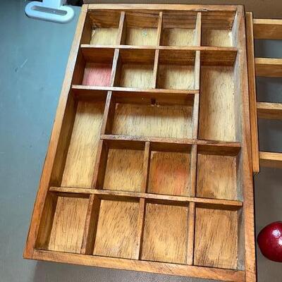 Lot 644 - shadow box and miniatures