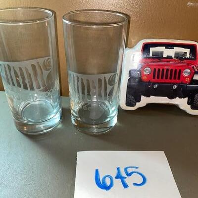 Lot 645 - Jeep glasses and shirt