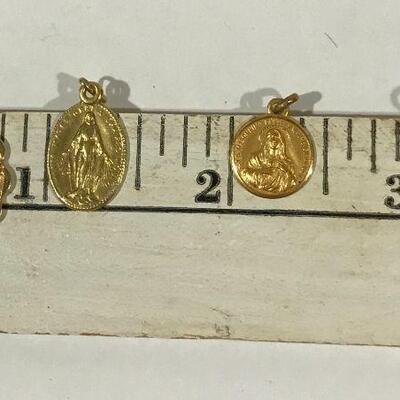 18 K Gold Charms
