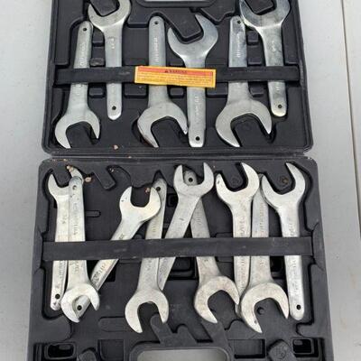 Pittsburgh 15 pc open face wrench set
