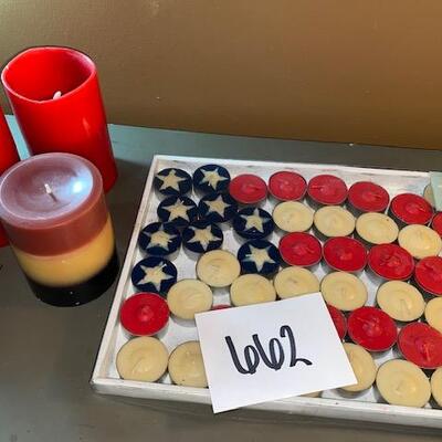 Lot 662 - candles