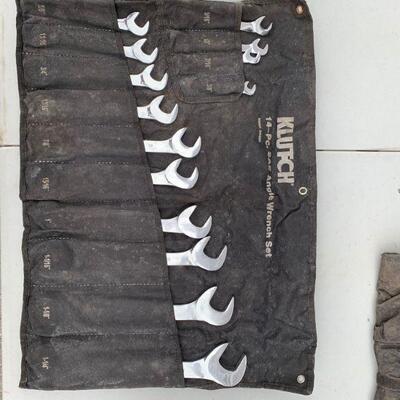 Klutch 14 pc angle wrench set 