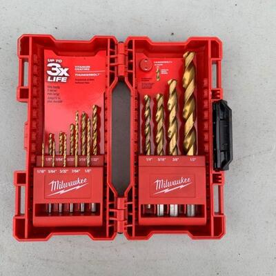 Milwaukee drill bit set 