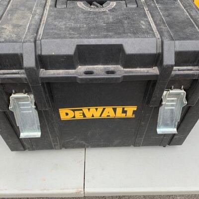 Dewalt hard side tool box with misc. tools