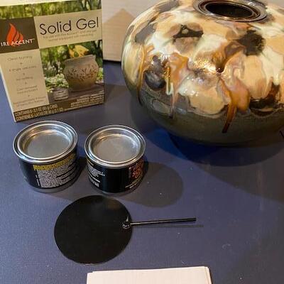 Lot 682 -  Fire pot with Gel 