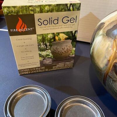 Lot 682 -  Fire pot with Gel 