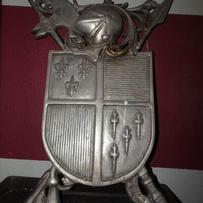 Viking Suit of Arms Wall Plaque, Metal 