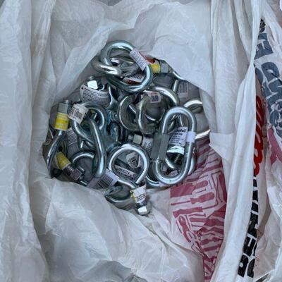 Bag of new chain connectors & eyes