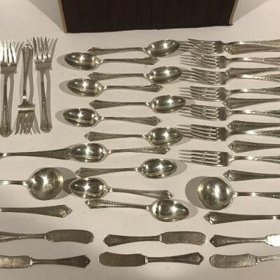 Sterling  Flatware  Set Over 3 pounds