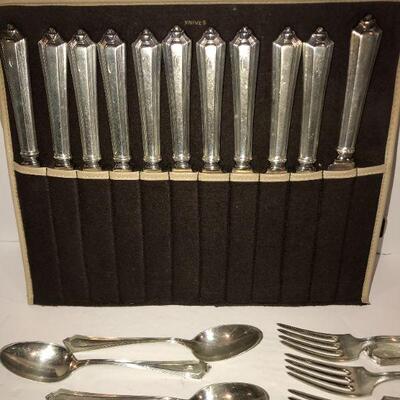 Sterling  Flatware  Set Over 3 pounds