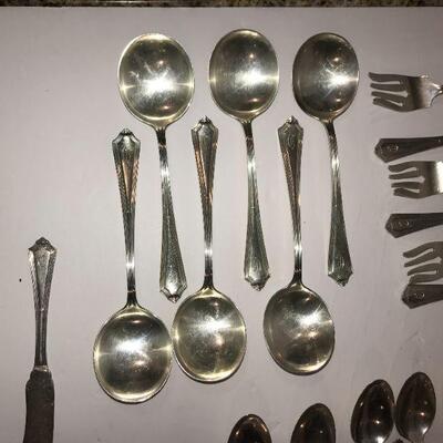 Sterling  Flatware  Set Over 3 pounds