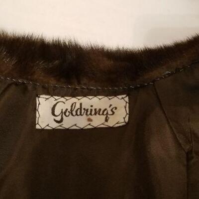 Lot #31  Vintage Mink Stole - Goldring's of New Orleans - nice condition