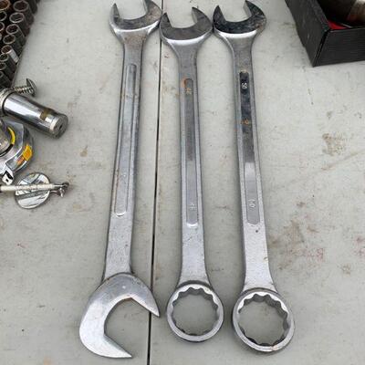 Pittsburgh 3 piece large wrench set #2, 48, 50