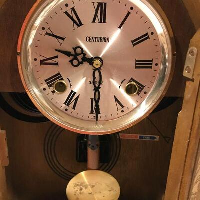 Centurion Key wind - working 35 Day Steeple clock