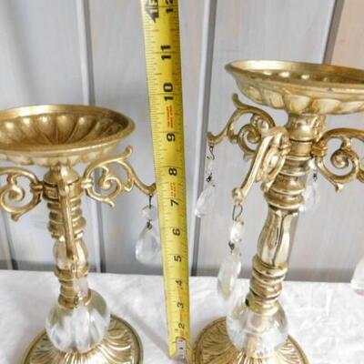 Ornate Pedestal Candle Holders