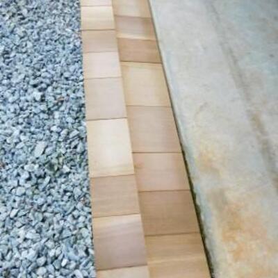 Surplus of Roof or Siding Cedar Shake Design Overlay Strips (See all Pictures) 8'