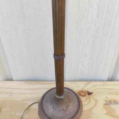 Vintage Deco Post Lamp with Opaque Shade 27