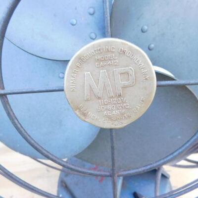 Vintage MP Minmar Products Model CA-412 Desk Fan Brooklyn, NY