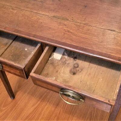 Lot #35  Vintage Side Table - 2 Drawers