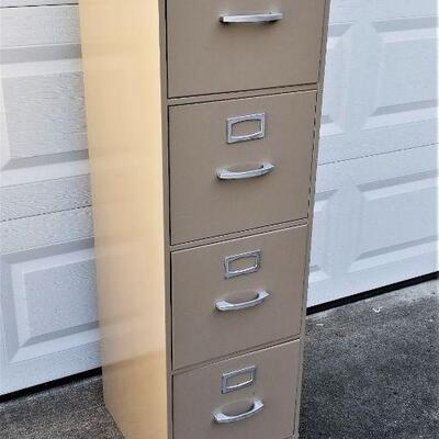 Lot #37  Standard 4-Drawer File Cabinet - Clean
