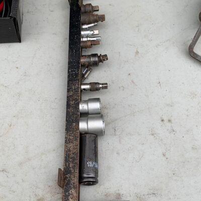 Group of sockets and connectors 