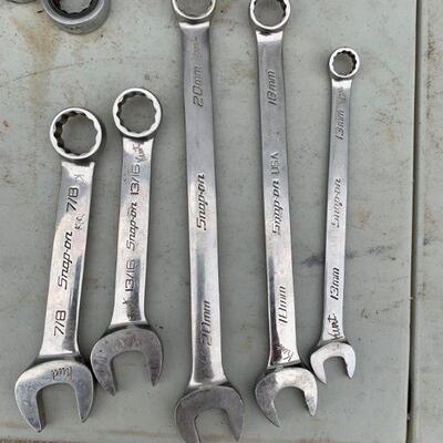 Snap-on wrench set7/8, 13/16, 20mm, 18mm, 13mm 