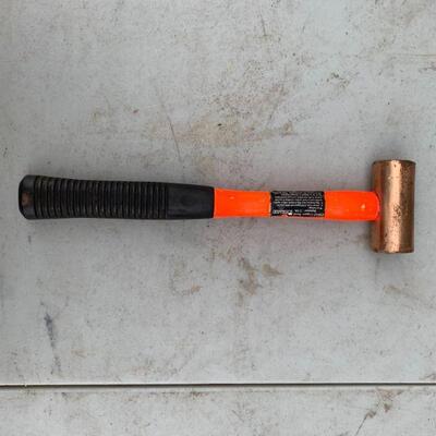 Brass head dead blow hammer 