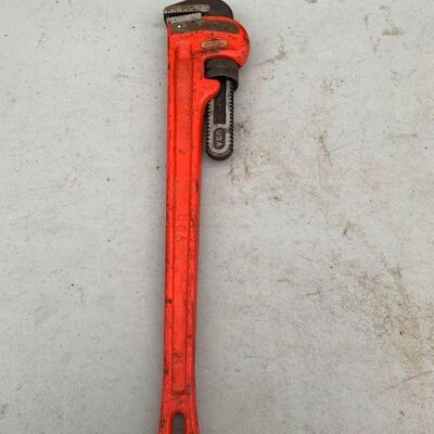 Rigid 24" pipe wrench