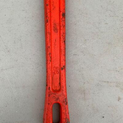 Rigid 24" pipe wrench