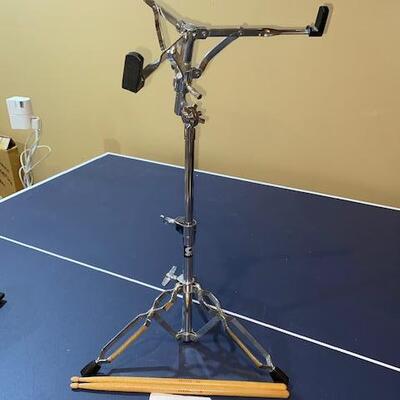 Lot 702 - Drum stand and sticks